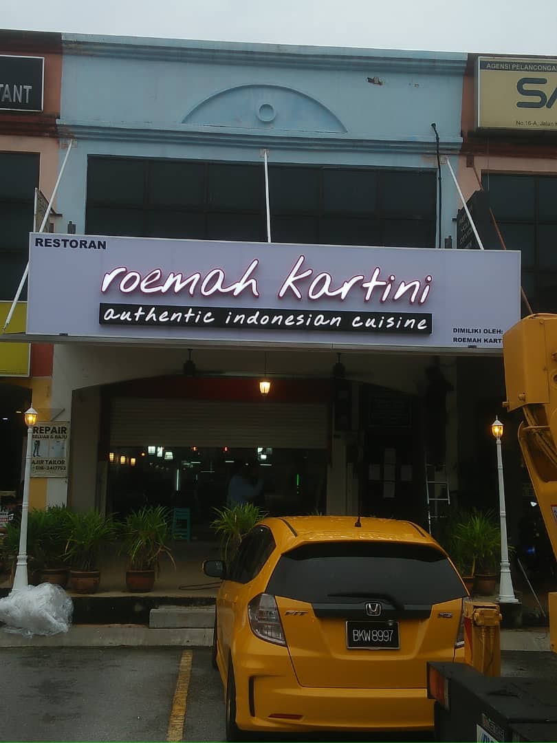 3D Signboard Restoran